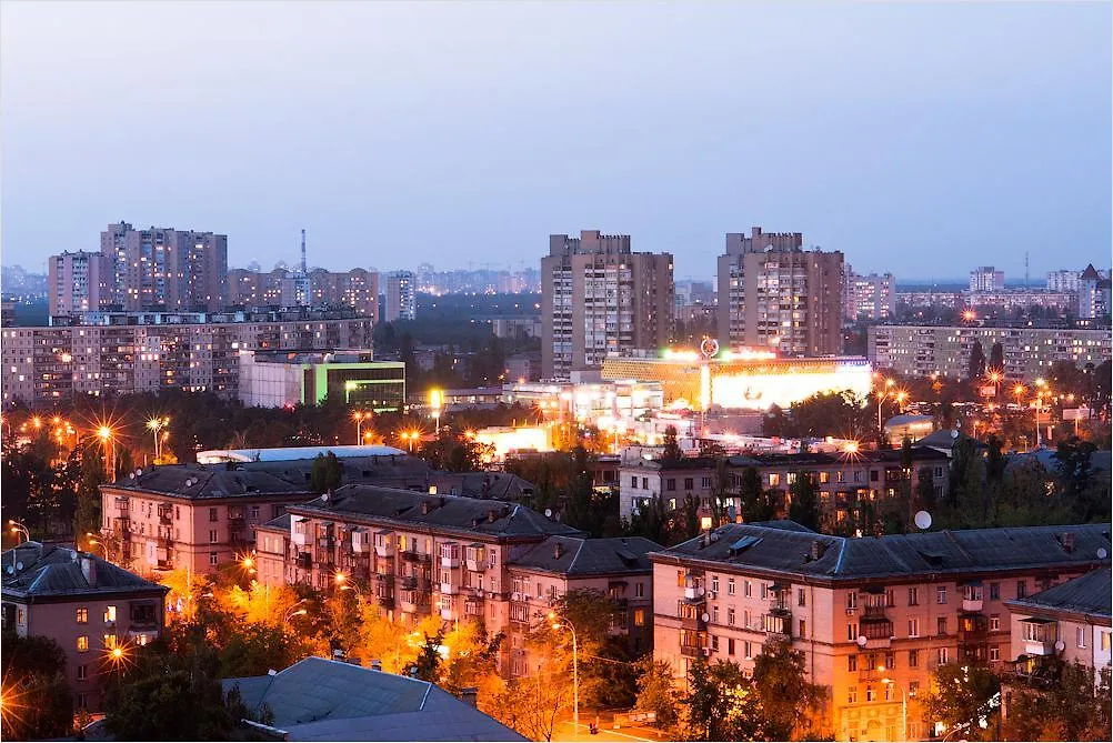 Однокомнатная Квартира На Улице Попудренко Kiev Lägenhet